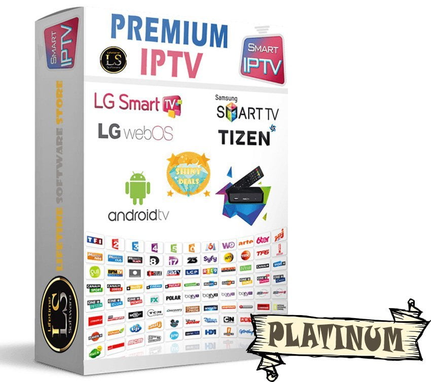 Premium IPTV Subscription_Stable & Reliable Service_Lifetime Software Store_Shiny Deals Store_ Platinum Pack