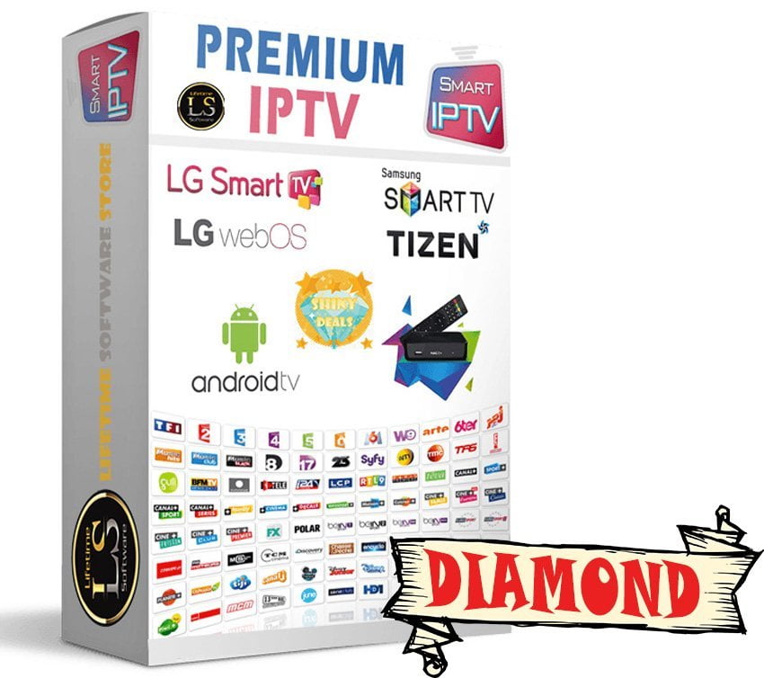 Premium IPTV Subscription_Stable & Reliable Service_Lifetime Software Store_Shiny Deals Store_Dimond Pack
