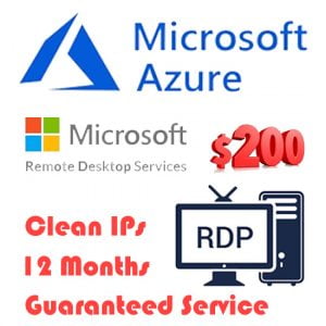 Azure RDP Panel Account _ 12 Months Of Services